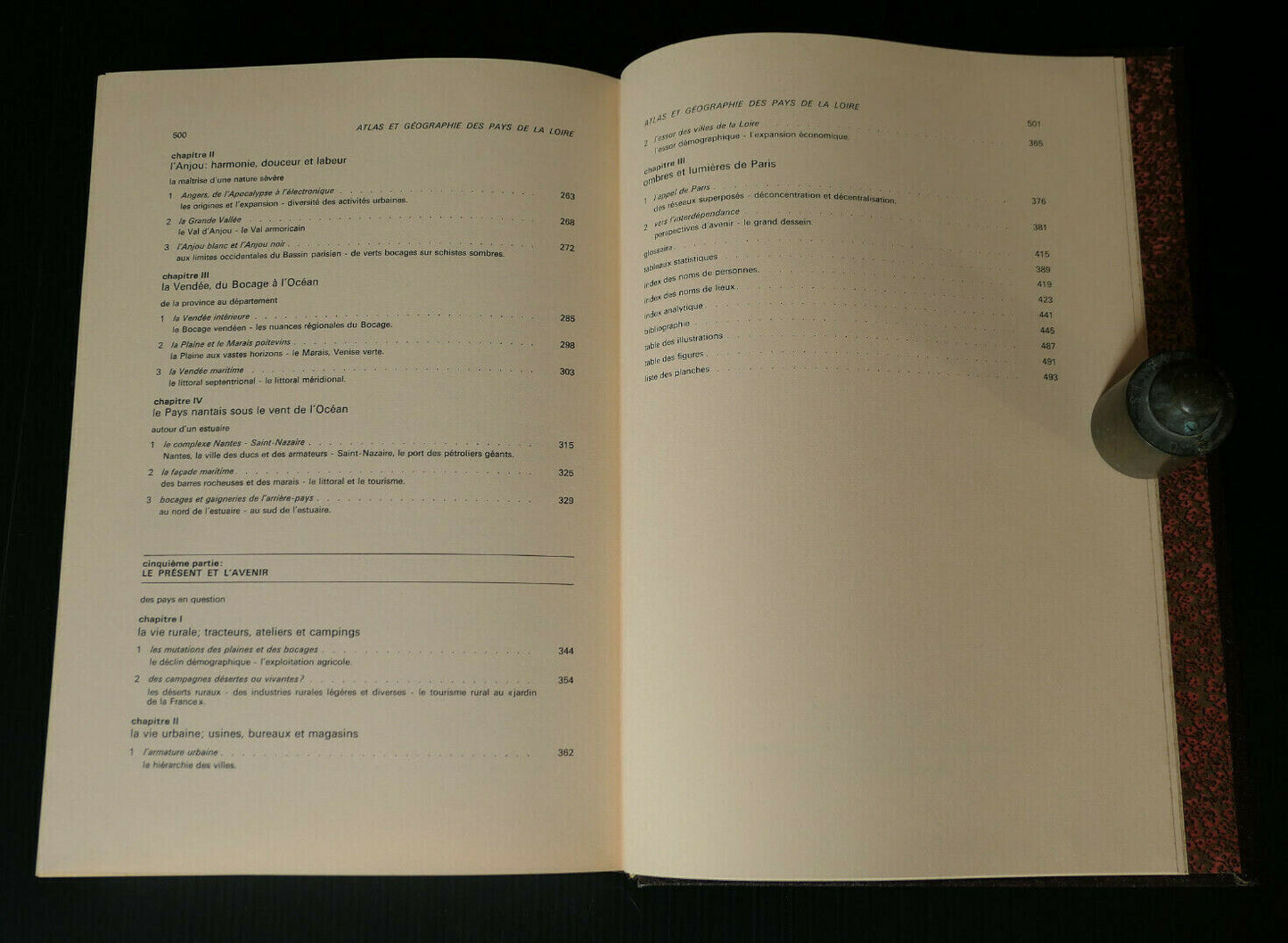 ATLAS ET GEOGRAPHIE DE LA FRANCE MODERNE LES PAYS DE LA LOIRE / FLAMMARION 1978