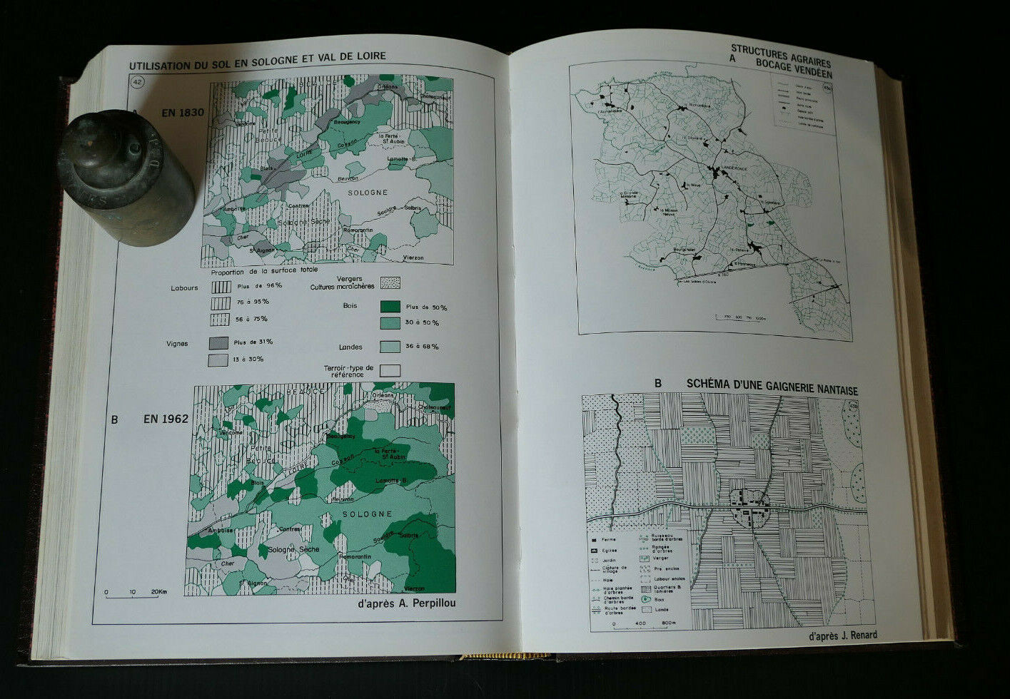 ATLAS ET GEOGRAPHIE DE LA FRANCE MODERNE LES PAYS DE LA LOIRE / FLAMMARION 1978