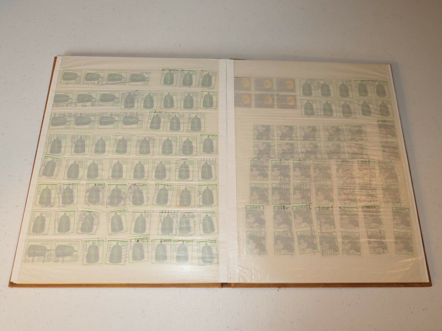 ALBUM DE TIMBRES JAPON NIPPON 10 20 50 60 100 200 JAPAN STAMP