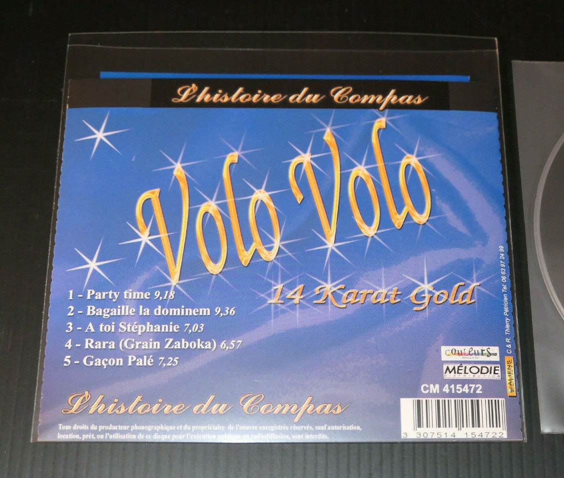 CD VOLO VOLO L'HISTOIRE DU COMPAS 14 KARAT GOLD / 5 TITRES