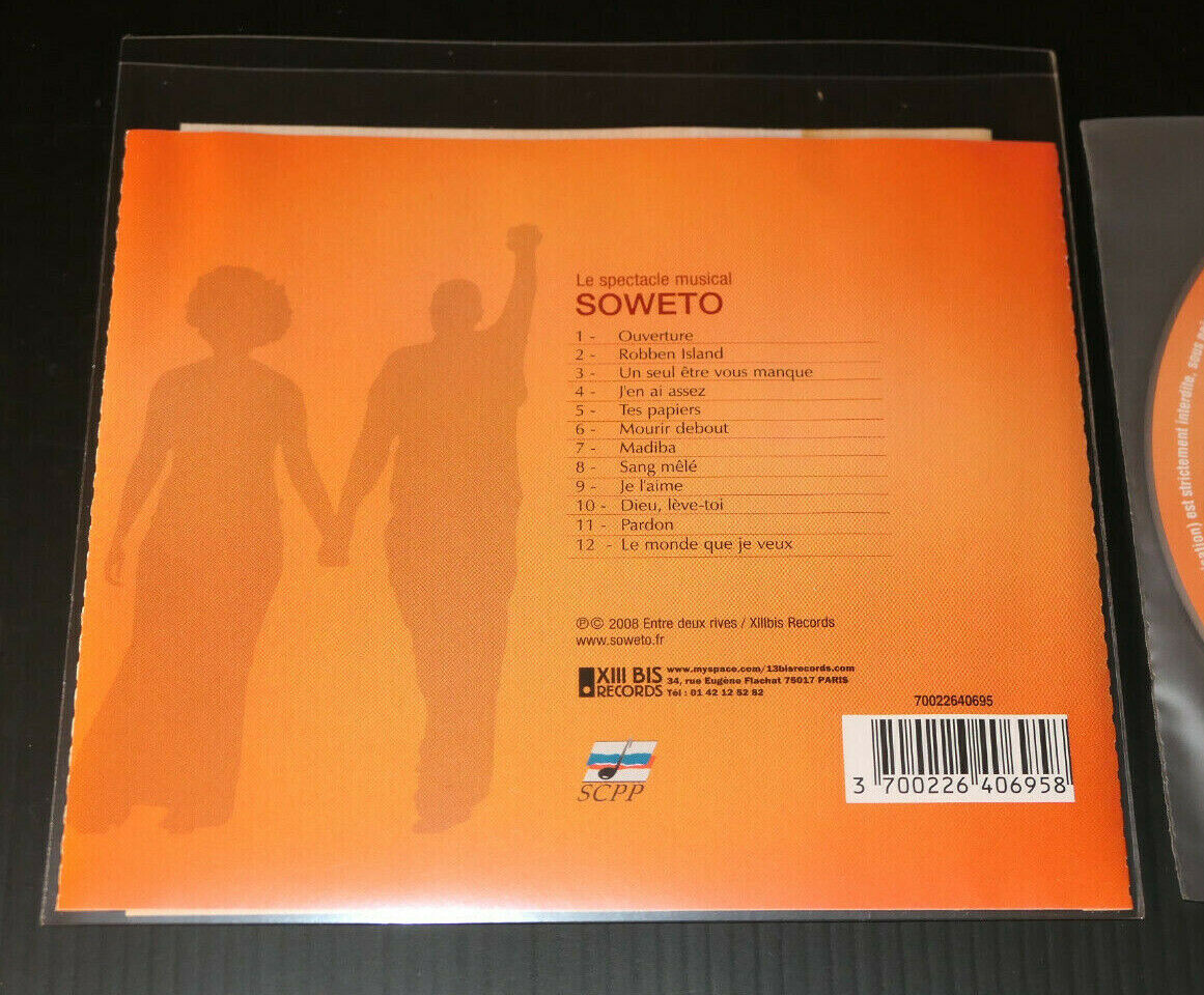 CD SOWETO LE SPECTACLE MUSICAL / 2008