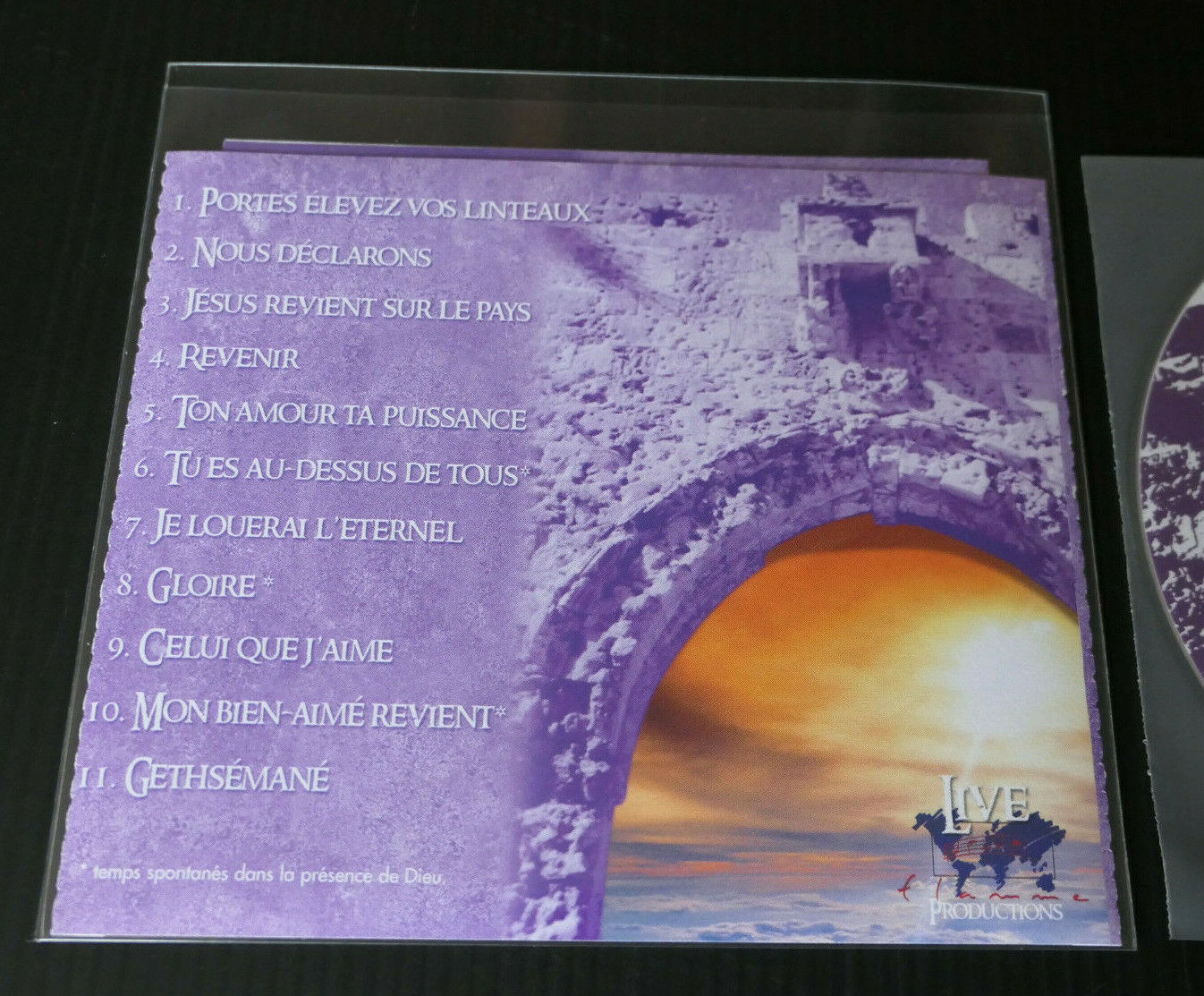 CD PORTES ELEVEZ-VOUS ! / CLE DE DAVID / LIVE PRODUCTIONS