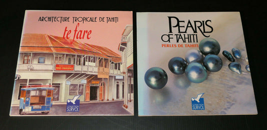 PERLES DE TAHITI / ARCHITECTURE TROPICALE DE TAHITI / COLLECTION SURVOL 1991/92