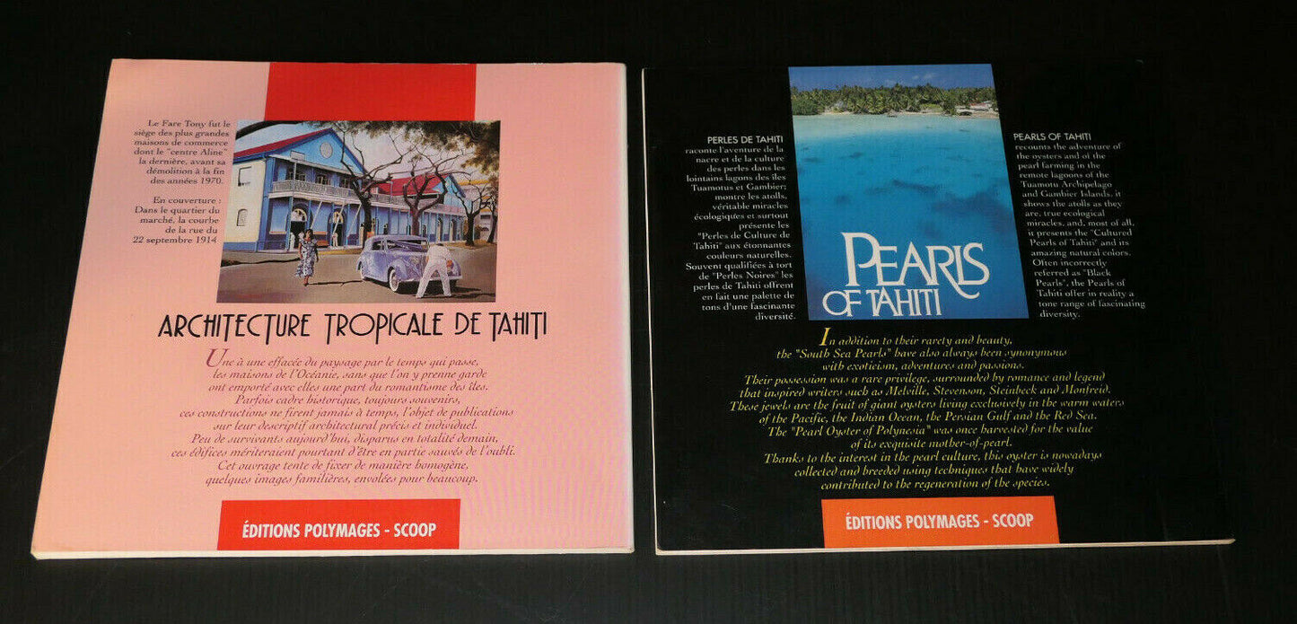PERLES DE TAHITI / ARCHITECTURE TROPICALE DE TAHITI / COLLECTION SURVOL 1991/92