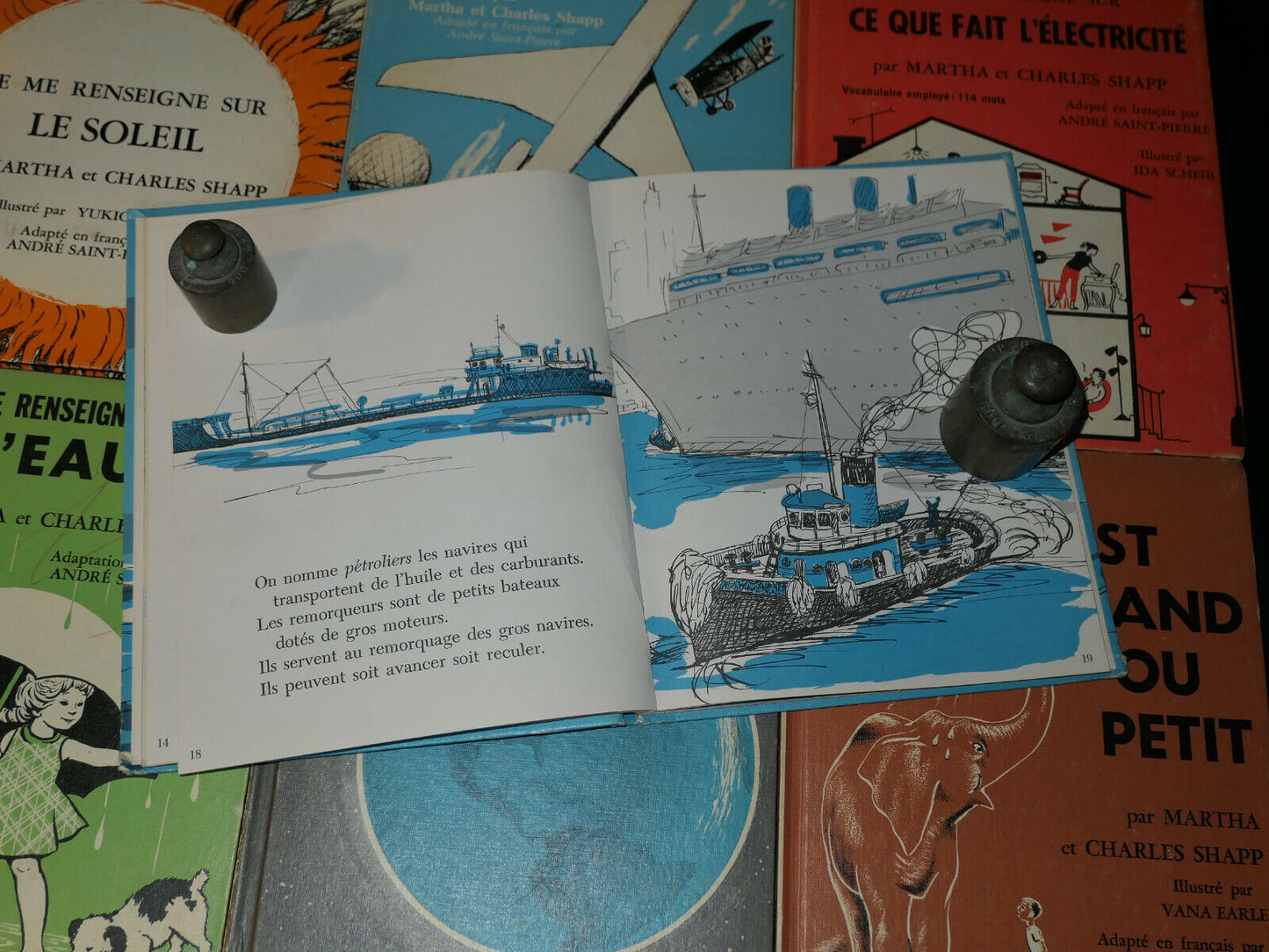 RARE LOT DE LIVRES ENFANCE ECOLE SCOLAIRE / JE ME RENSEIGNE SUR / SHAPP CANADA