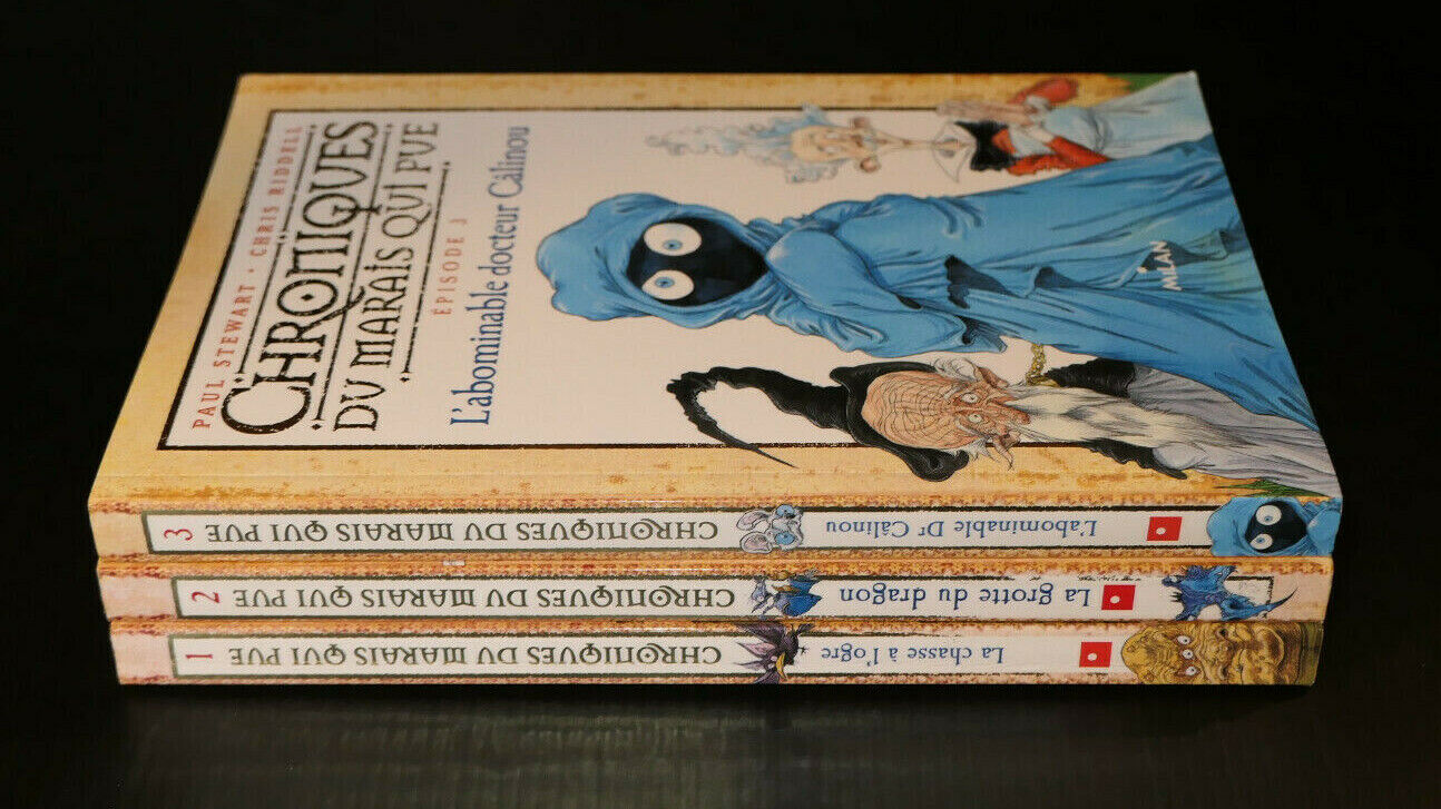 CHRONIQUES DU MARAIS QUI PUE / LOT DE 3 TOMES / MILAN