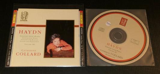 CD HAYDN / CATHERINE COLLARD / SONATES POUR PIANO VOLUME III / LYRINX 1993
