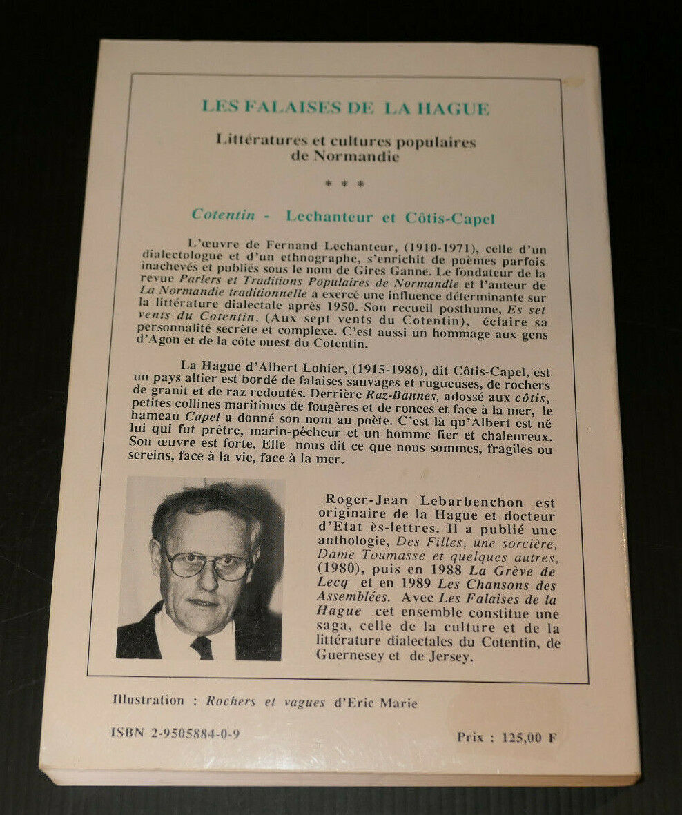 LES FALAISES DE LA HAGUE / LITTERATURES ET CULTURES POPULAIRES DE NORMANDIE 1991