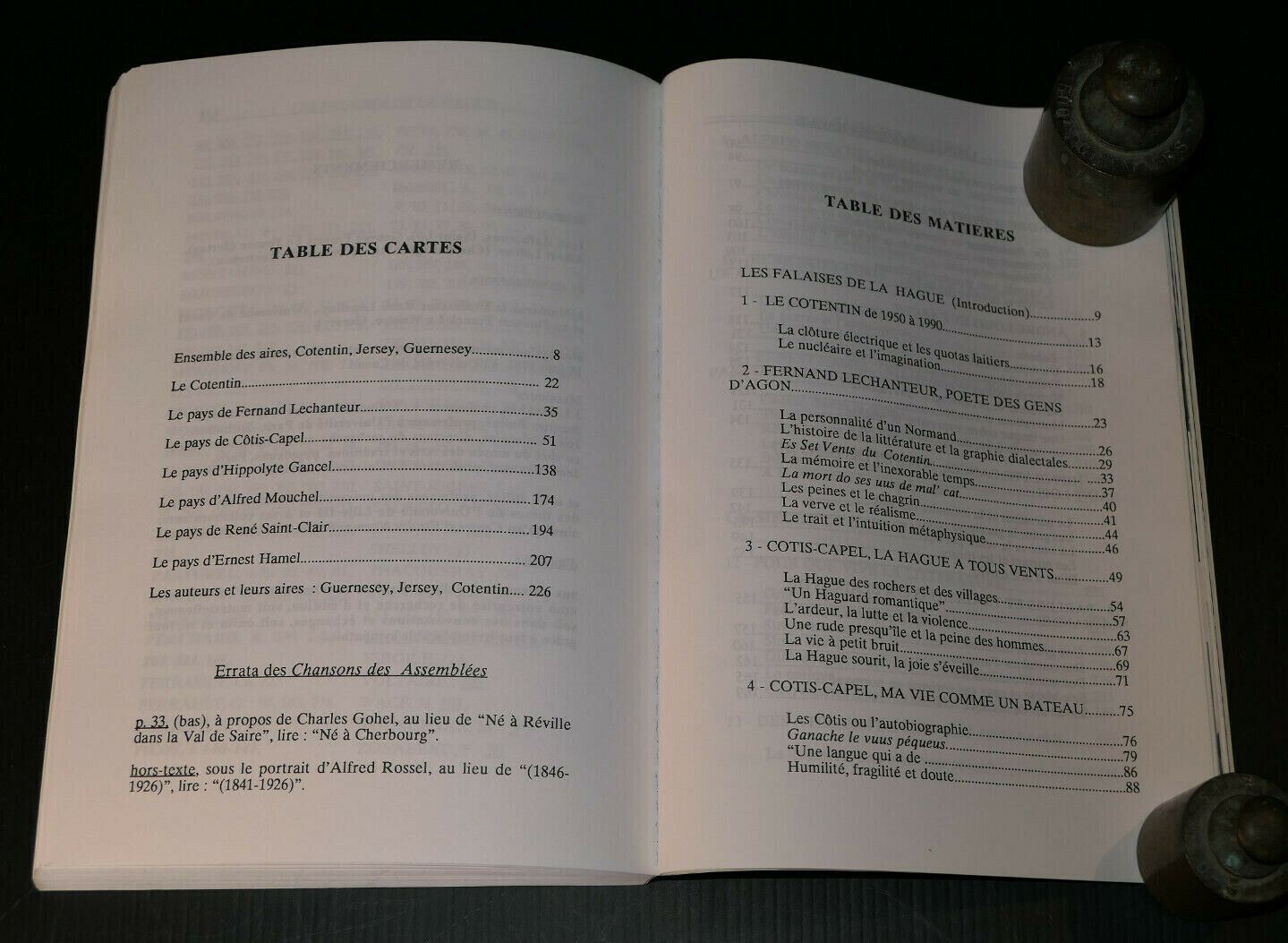 LES FALAISES DE LA HAGUE / LITTERATURES ET CULTURES POPULAIRES DE NORMANDIE 1991