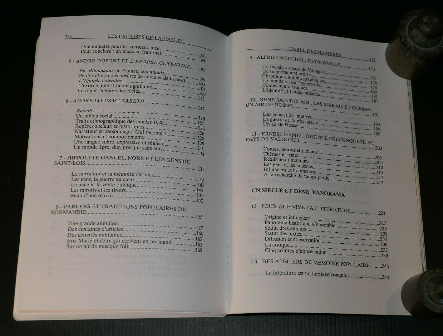 LES FALAISES DE LA HAGUE / LITTERATURES ET CULTURES POPULAIRES DE NORMANDIE 1991