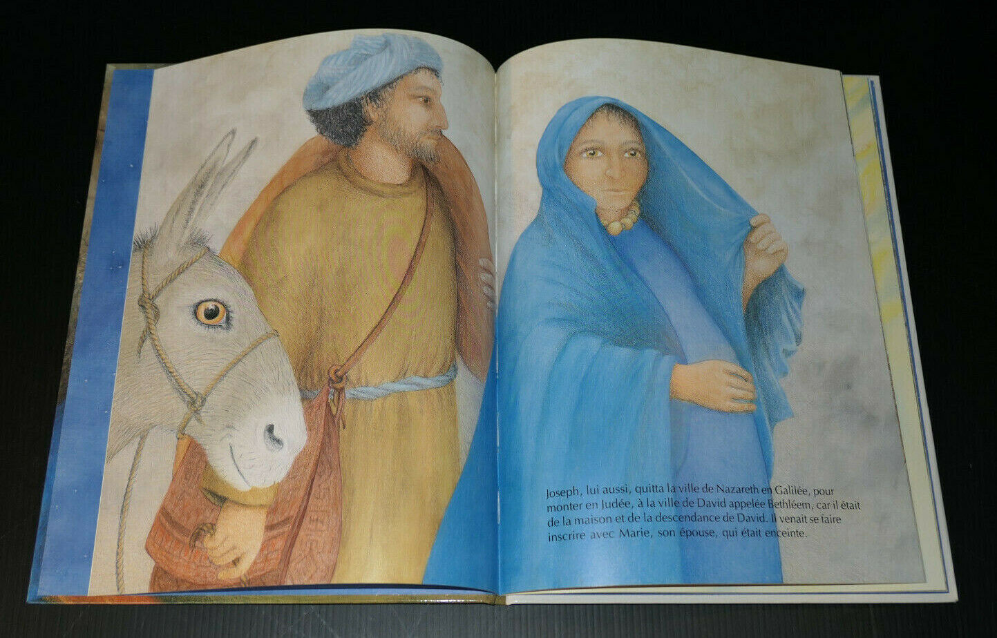 RECIT DE NOEL SELON L'EVANGILE DE LUC / ELEONORE SCHMID / 1991