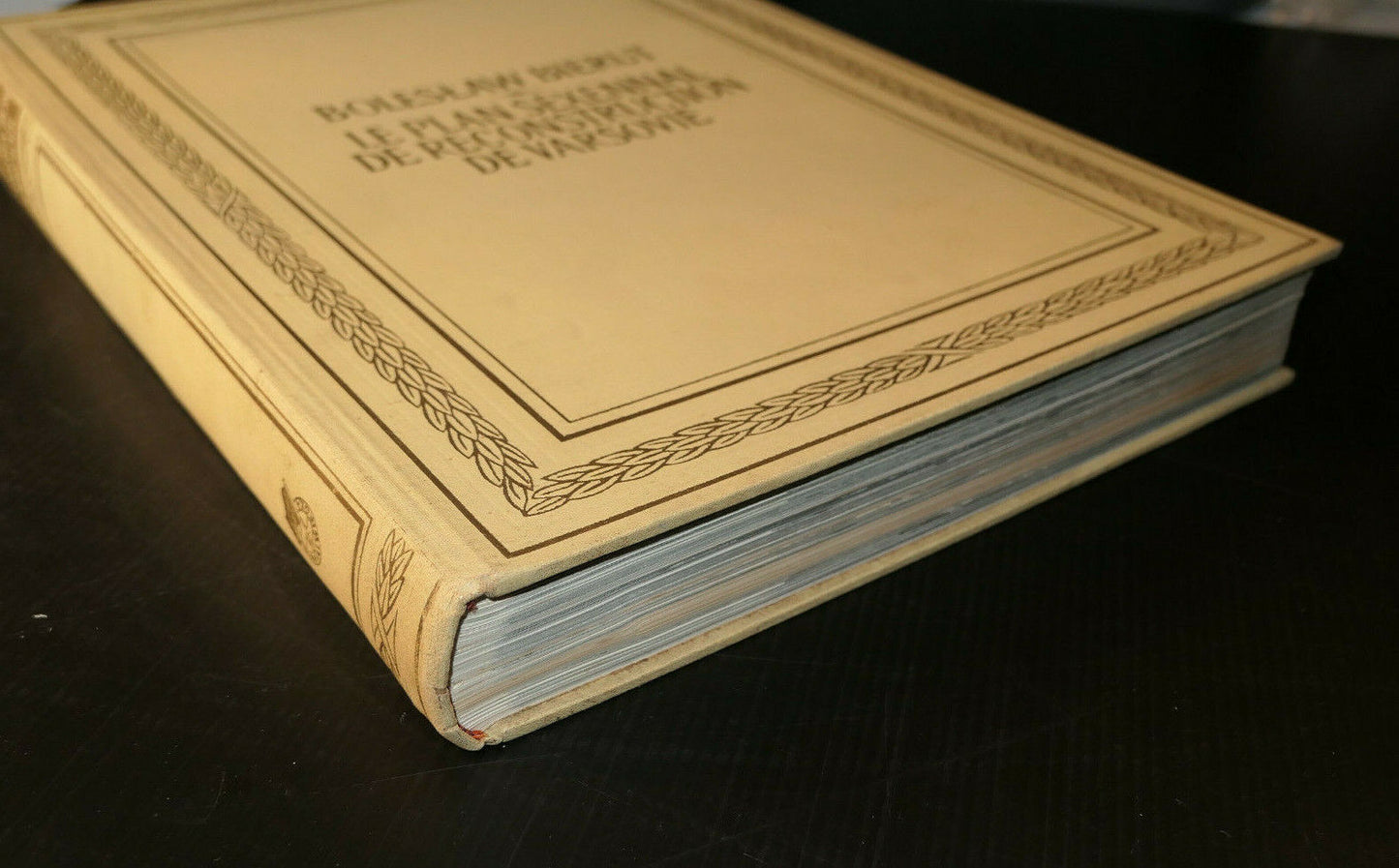 BOLESLAW BIERUT / LE PLAN SEXENNAL DE RECONSTRUCTION DE VARSOVIE / 1951