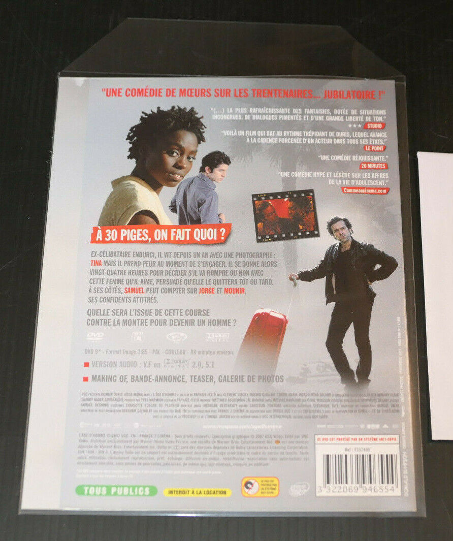 DVD L'AGE D'HOMME / ROMAIN DURIS AISSA MAIGA / RAPHAEL FEJTO (2007)