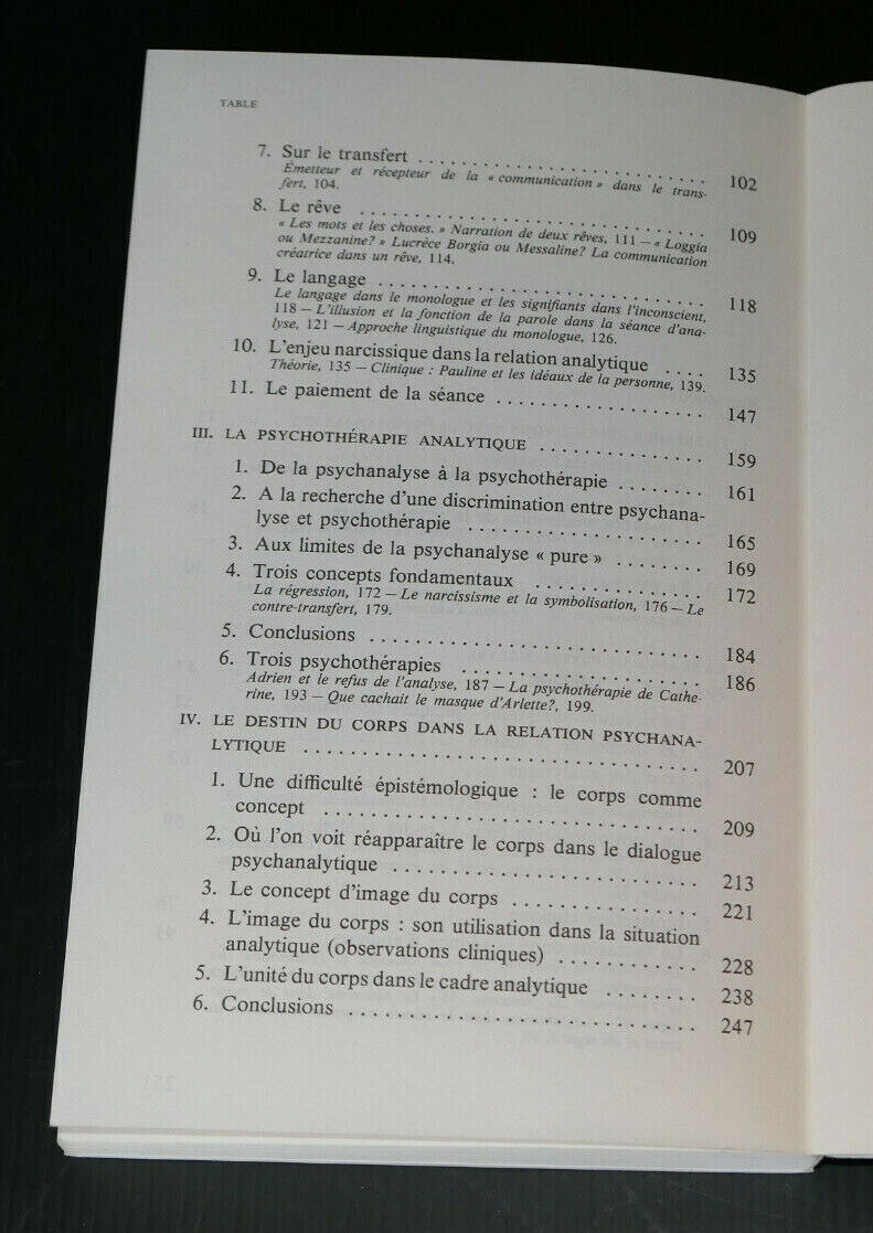 LA SEANCE DE PSYCHANALYSE / DR PIERRE DAVID / ANALYSE ARMAND COLIN 1981