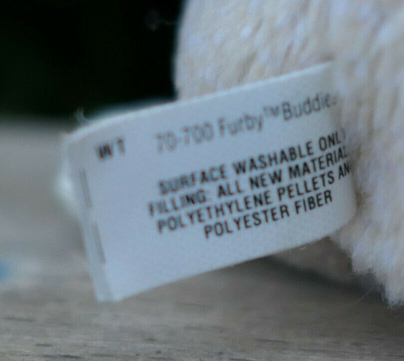 PELUCHE VINTAGE FURBY BUDDIES 70-700 TIGER ELECTRONICS 1999 PLUSH