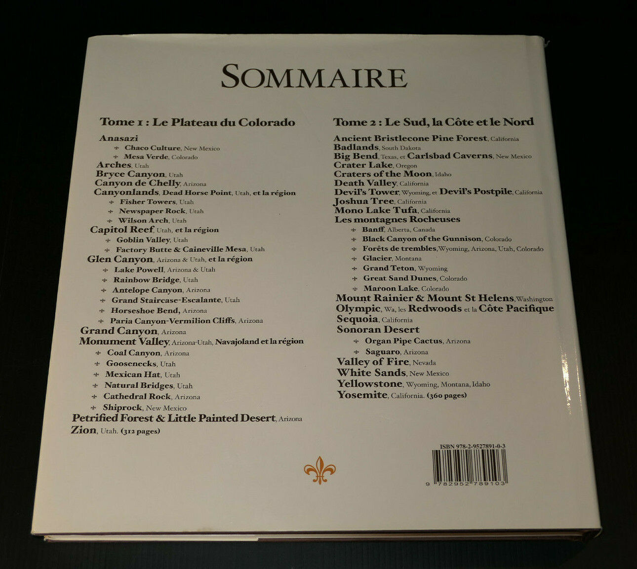 L'OUEST AMERICAIN LE LIVRE D'OR TOME 1 / ALAIN THOMAS / AMERIQUE VOYAGE PHOTOS