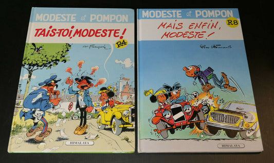 LOT DE 2 BD / MODESTE ET POMPON / FRANQUIN / DINO ATTANASIO