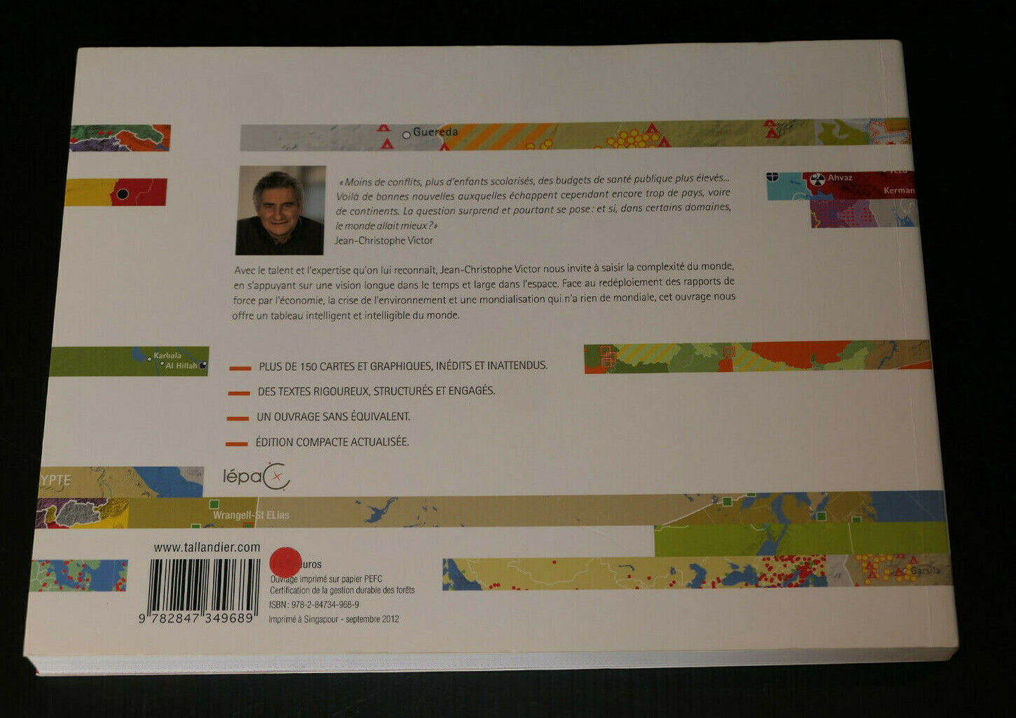 LE DESSOUS DES CARTES / JEAN-CHRISTOPHE VICTOR / GEOPOLITIQUE ECONOMIE 2012
