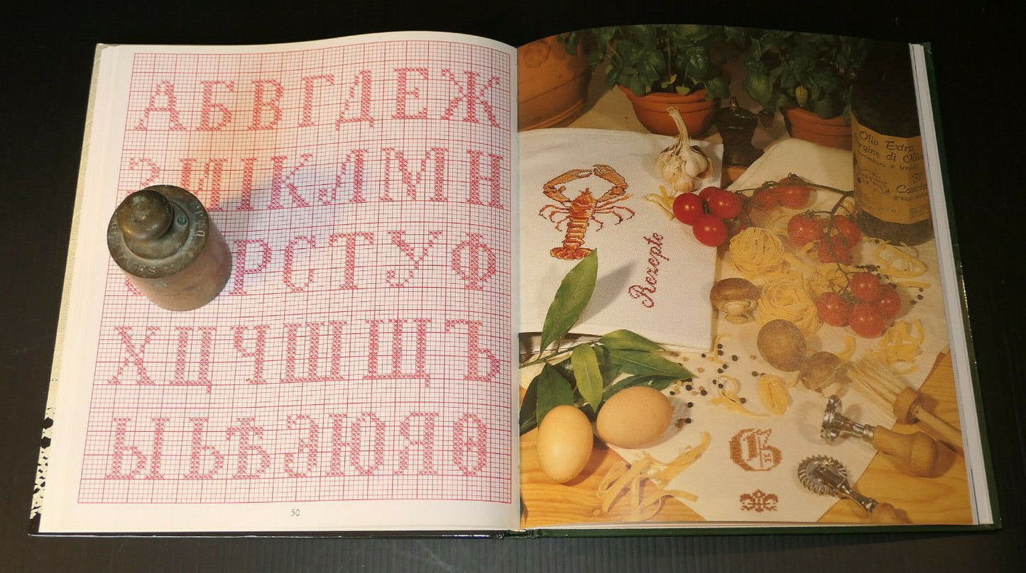 KREUZSTICH ALPHABETE / BARBARA MULLER / ROSENHEIMER 1995