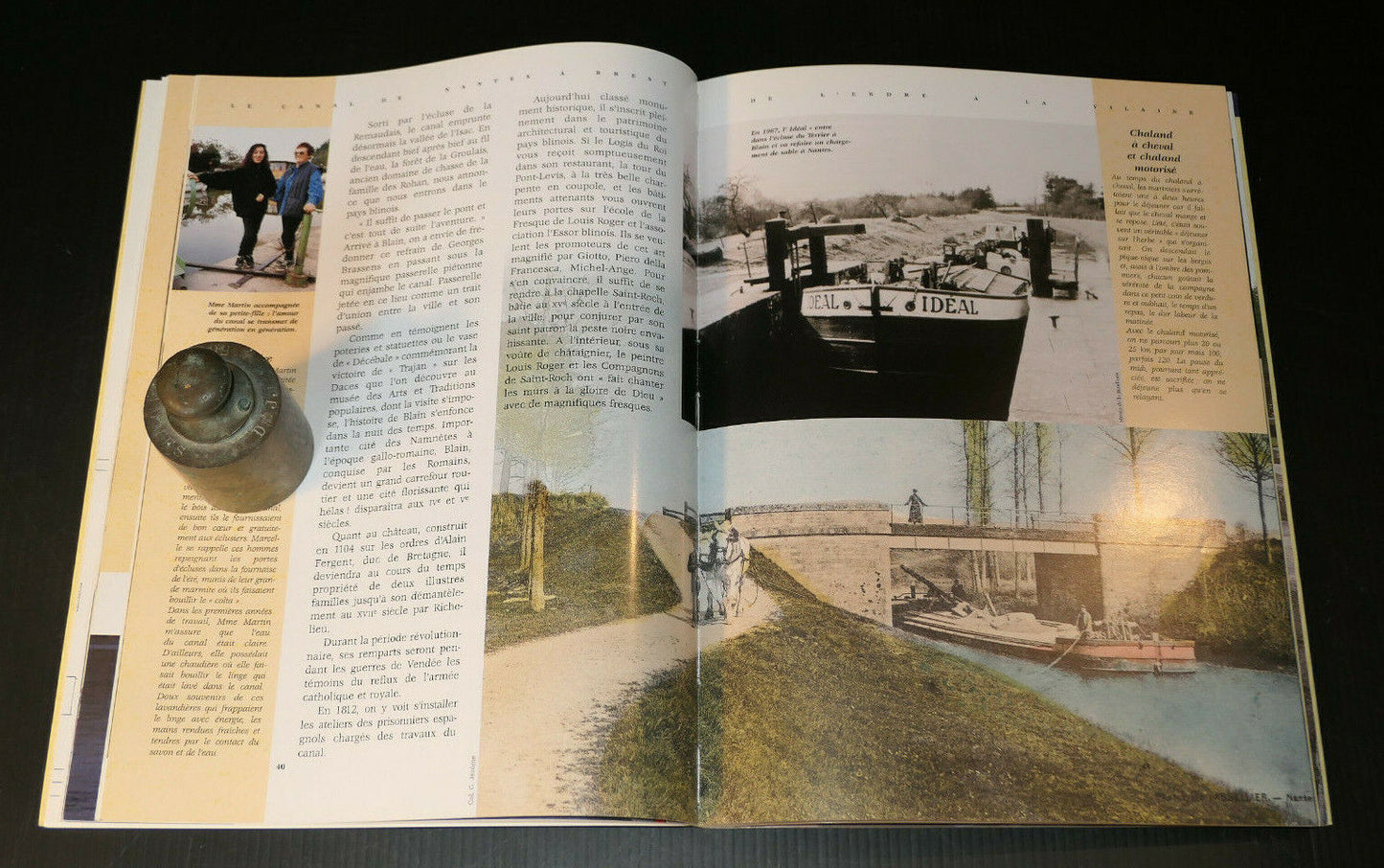 LE CANAL DE NANTES A BREST / EDITIONS OUEST-FRANCE 1999 BRETAGNE