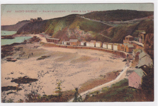 CARTE POSTALE ANCIENNE COULEUR CPA SAINT-BRIEUC SAINT-LAURENT ANSE A LA VIERGE
