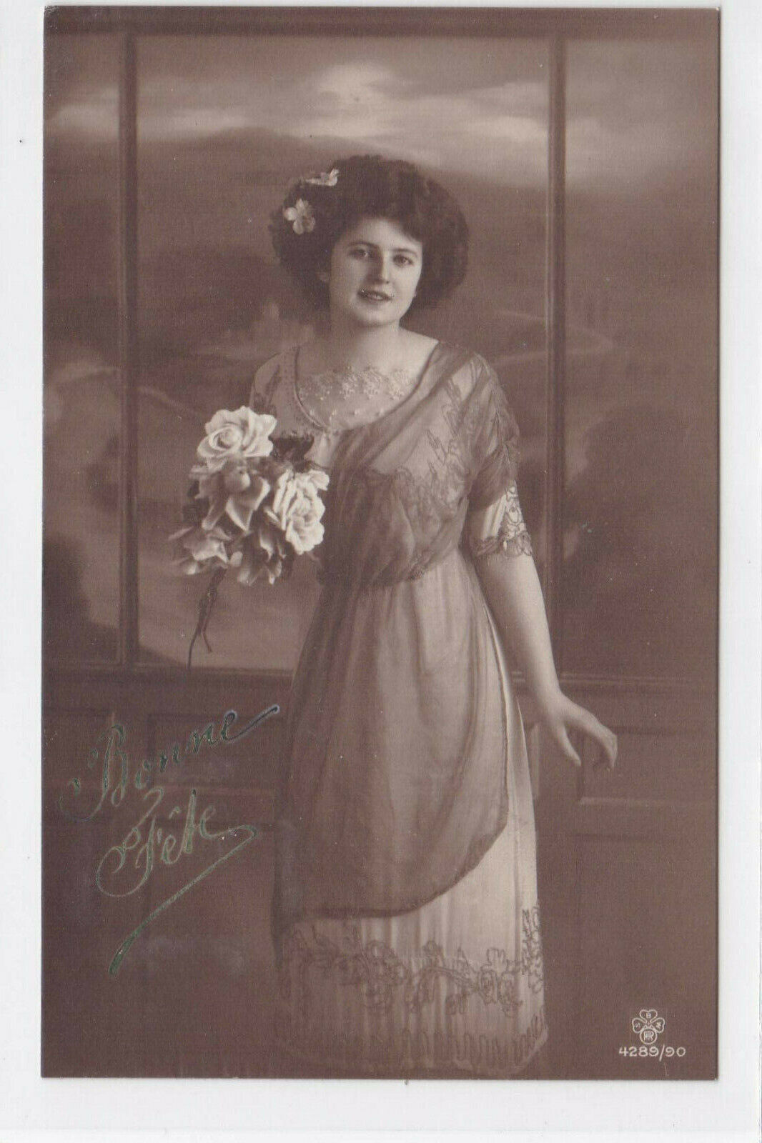 CARTE POSTALE ANCIENNE CPA FANTAISIE BONNE FETE (1911)