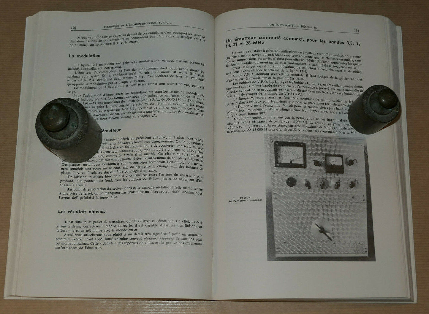 TECHNIQUE DE L'EMISSION-RECEPTION SUR ONDES COURTES / EDITIONS RADIO 1976