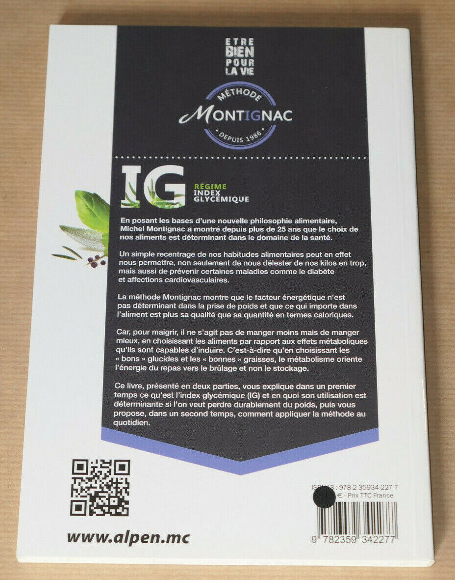 IG REGIME INDEX GLYCEMIQUE / METHODE MONTIGNAC / ALPEN 2013 / NUTRITION SANTE