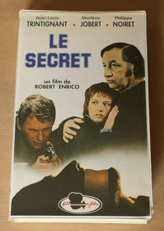 VHS CASSETTE VIDEO LE SECRET ROBERT ENRICO TRINTIGNANT JOBERT NOIRET 1974
