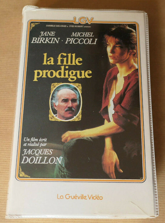 VHS CASSETTE VIDEO LA FILLE PRODIGUE JACQUES DOILLON JANE BIRKIN MICHEL PICCOLI