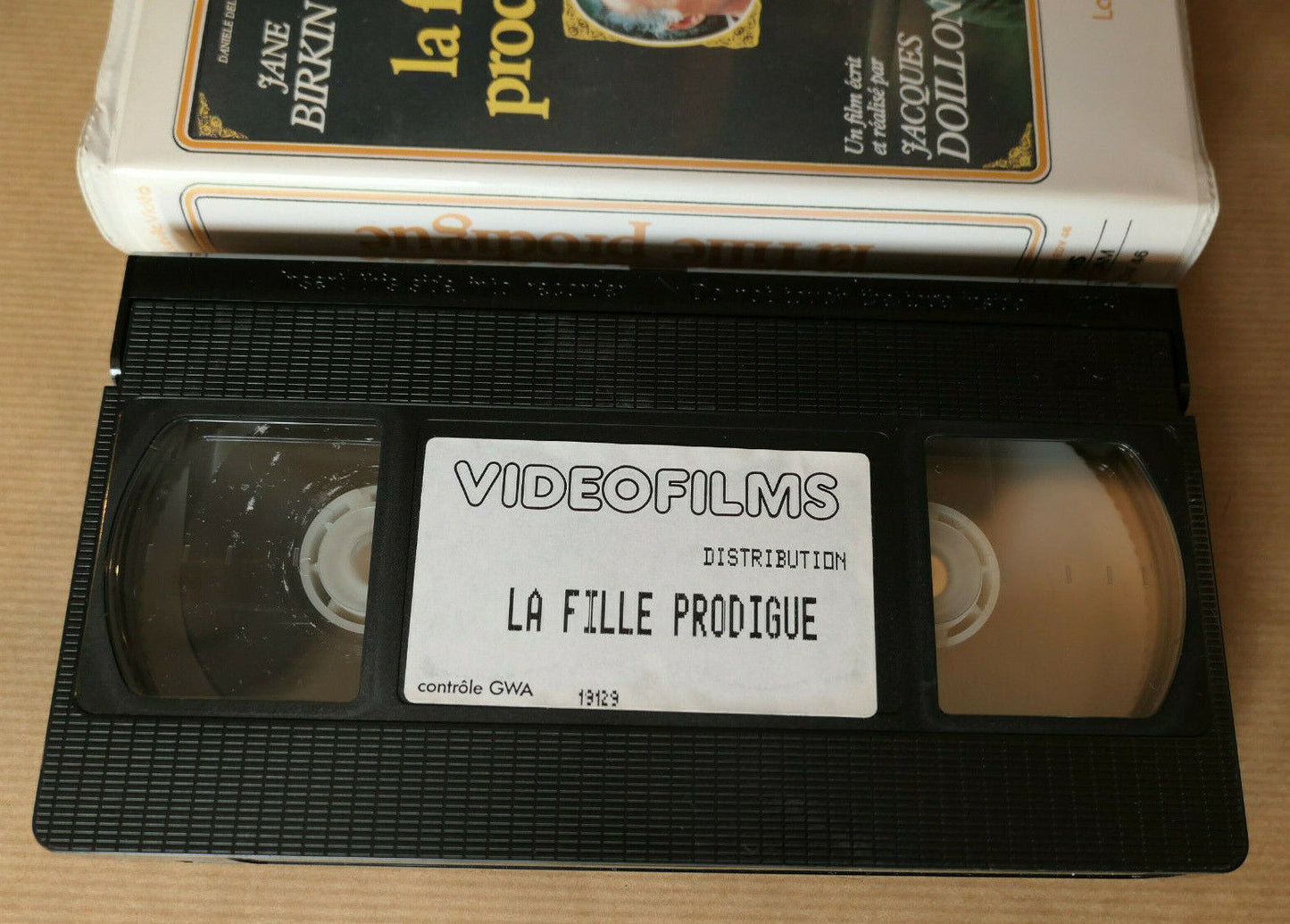 VHS CASSETTE VIDEO LA FILLE PRODIGUE JACQUES DOILLON JANE BIRKIN MICHEL PICCOLI