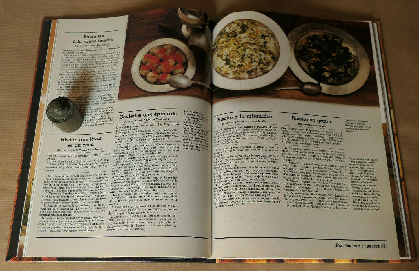 RECETTES ITALIENNES / SCOTTO DI VETTIMO / GASTRONOMIE CUISINE ITALIE PHOTOS 1986