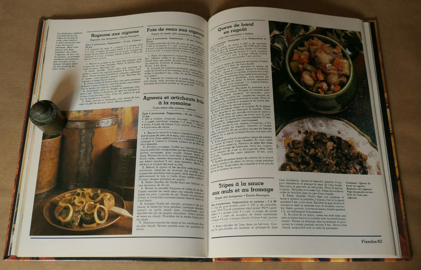 RECETTES ITALIENNES / SCOTTO DI VETTIMO / GASTRONOMIE CUISINE ITALIE PHOTOS 1986