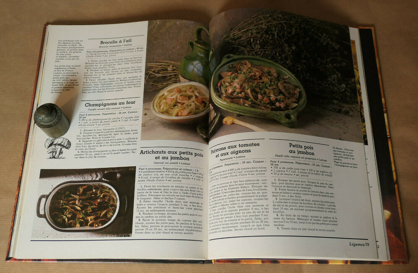 RECETTES ITALIENNES / SCOTTO DI VETTIMO / GASTRONOMIE CUISINE ITALIE PHOTOS 1986