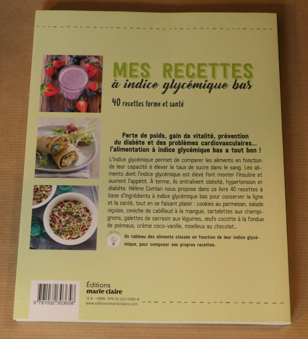 MES RECETTES A INDICE GLYCEMIQUE BAS / SANTE NUTRITION ALIMENTATION PHOTOS 2019
