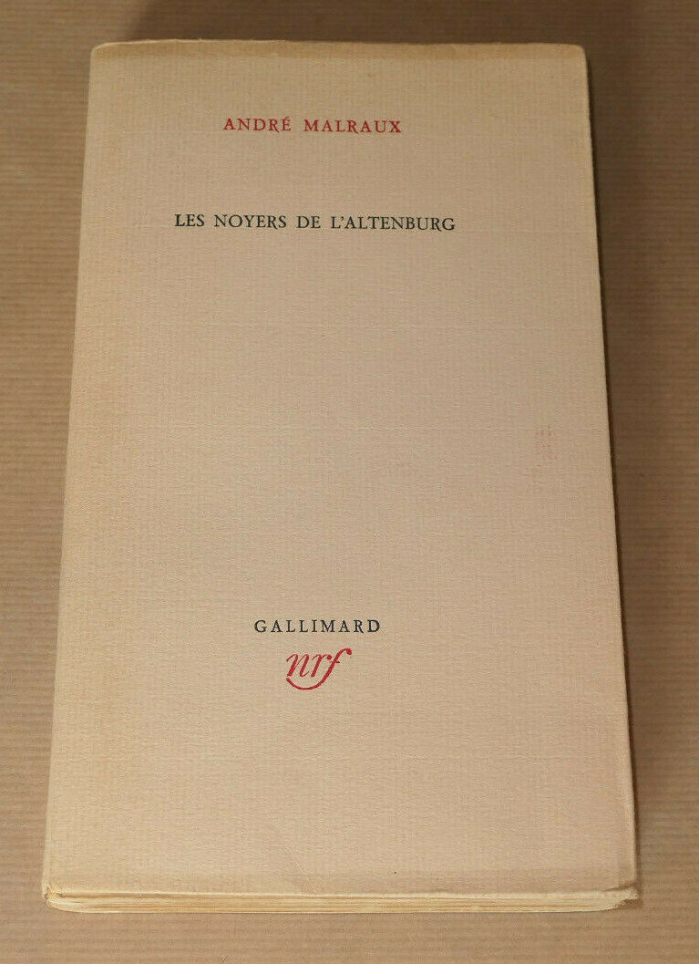 ANDRE MALRAUX / LES NOYERS DE L'ALTENBURG / GALLIMARD NRF EO 1948 ALFA NON COUPE