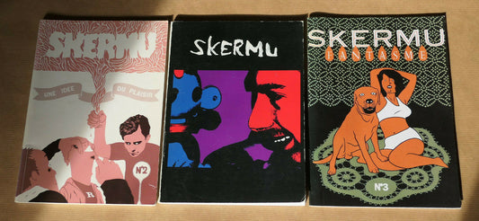 SKERMU / FANZINE / LOT DE 3 NUMEROS 2003 2005