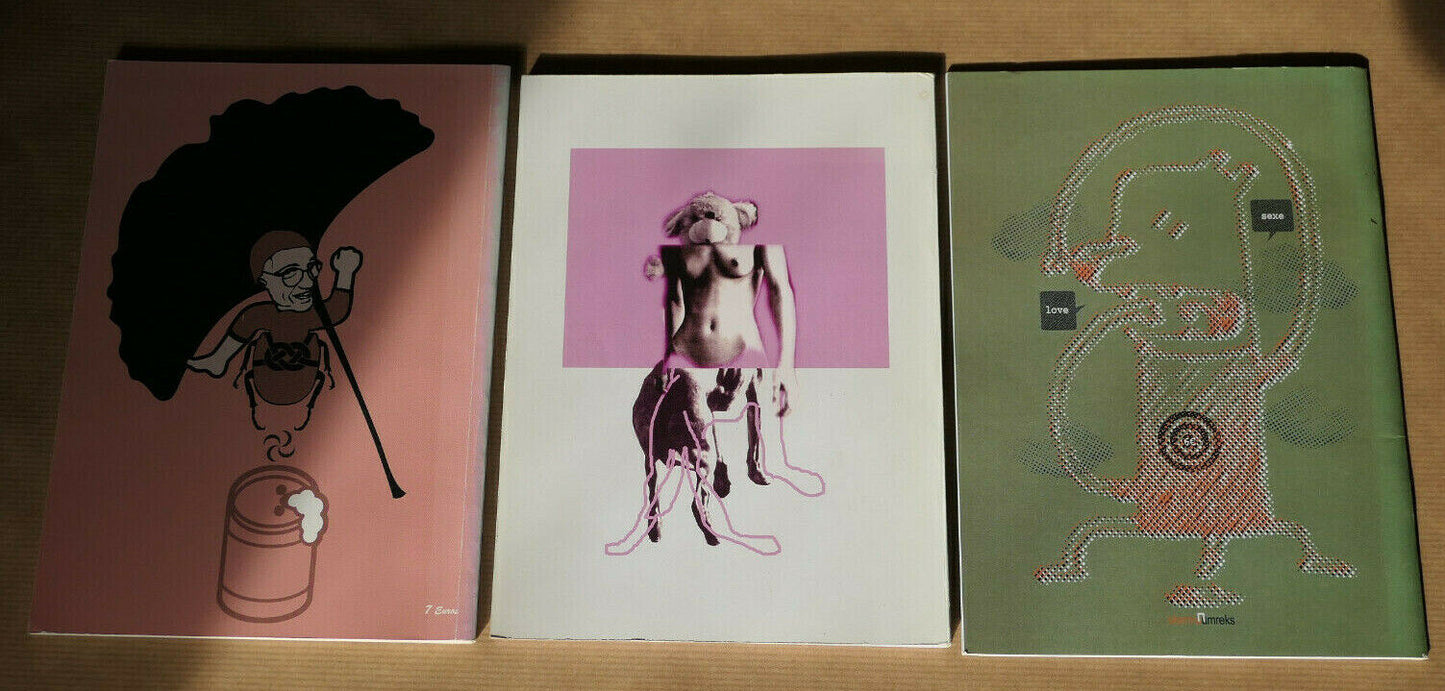 SKERMU / FANZINE / LOT DE 3 NUMEROS 2003 2005