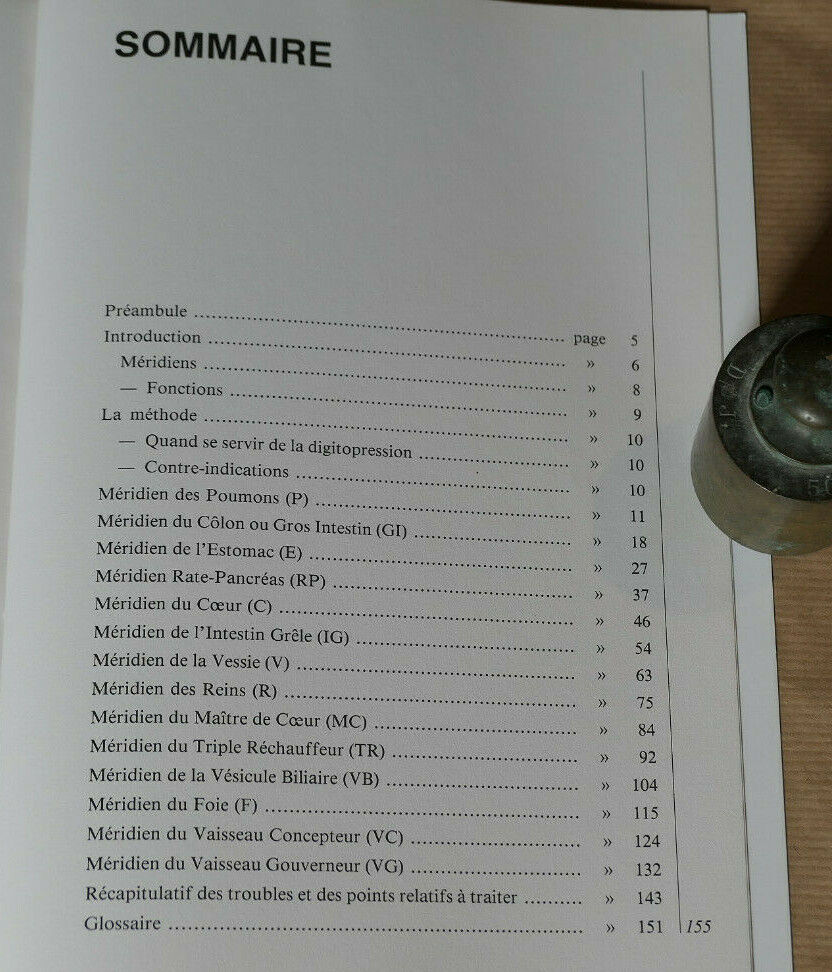 COURS DE DIGITOPRESSION / ANATOMIE PHOTOS THERAPIE SANTE / DE VECCHI 1997