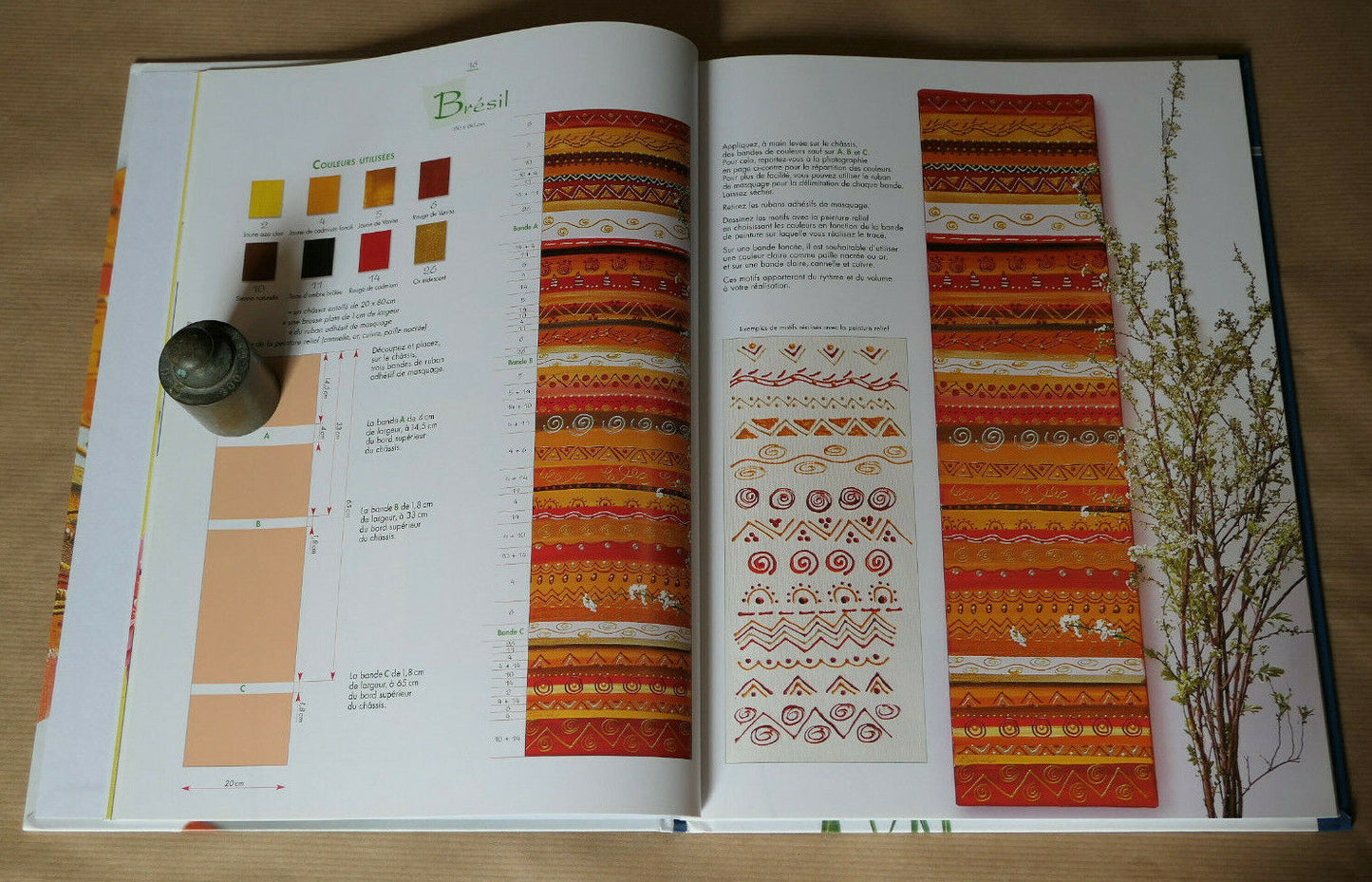 CHASSIS ENTOILES PEINTURE COLLAGE PAPIERS DECORATION TECHNIQUE CONSEILS PHOTOS