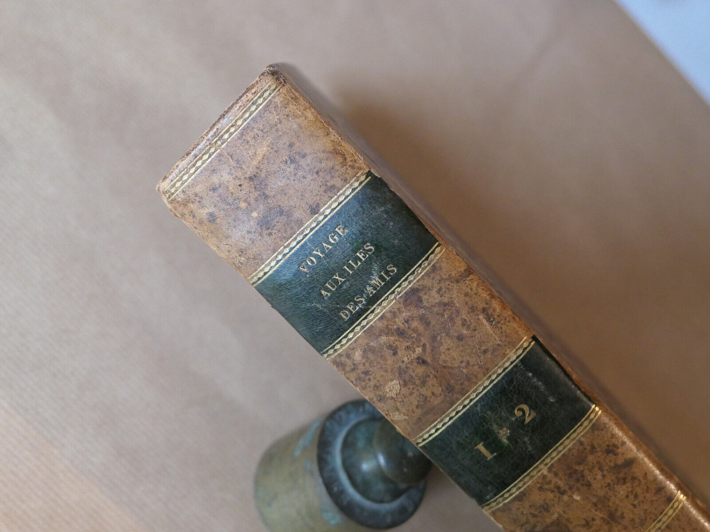 VOYAGE AUX ILES DES AMIS / WILLIAM MARINER / DE GIDE 1819 HISTOIRE MARINE VOYAGE
