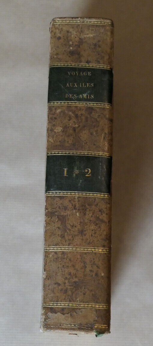 VOYAGE AUX ILES DES AMIS / WILLIAM MARINER / DE GIDE 1819 HISTOIRE MARINE VOYAGE