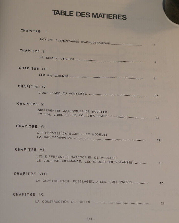 LA CONSTRUCTION DES MODELES REDUITS D'AVIONS RADIOMODELISME AEROMODELISME 1975