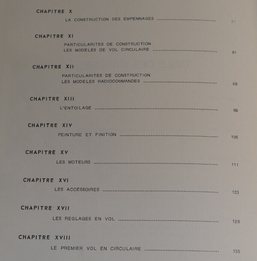 LA CONSTRUCTION DES MODELES REDUITS D'AVIONS RADIOMODELISME AEROMODELISME 1975