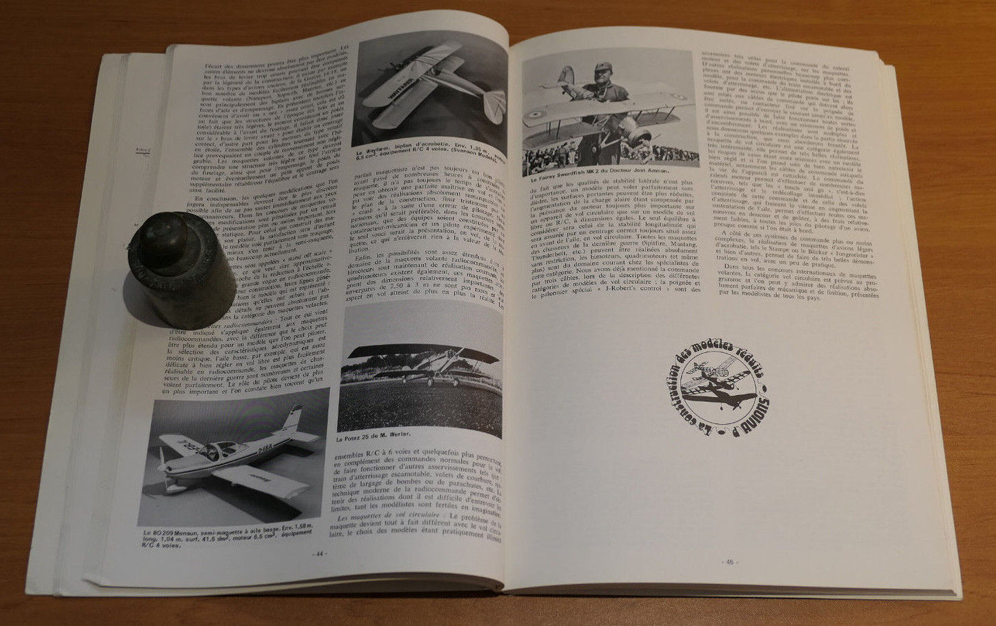 LA CONSTRUCTION DES MODELES REDUITS D'AVIONS RADIOMODELISME AEROMODELISME 1975