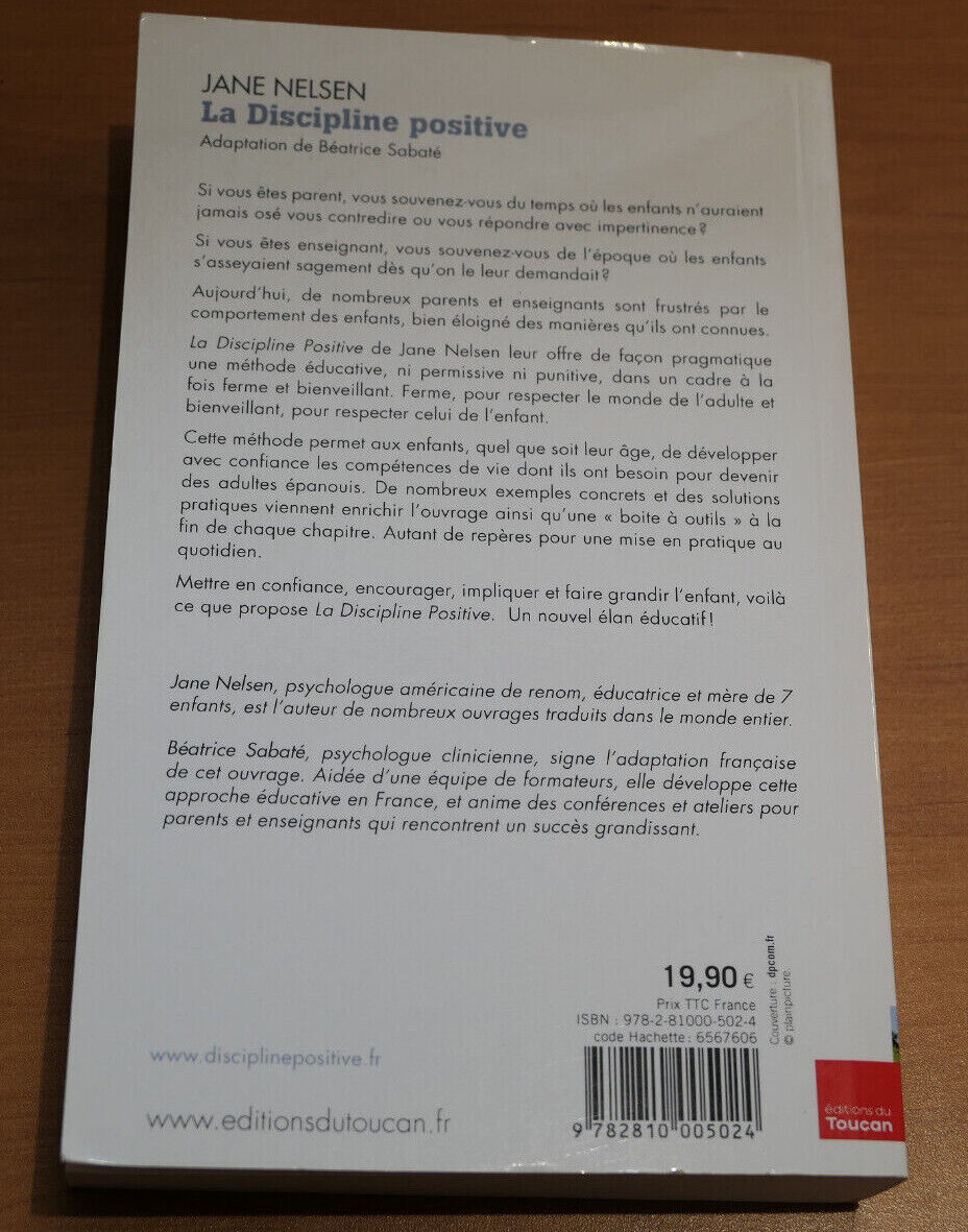 LA DISCIPLINE POSITIVE / JANE NELSEN EDUCATION FAMILLE ECOLE METHODE PSYCHOLOGIE