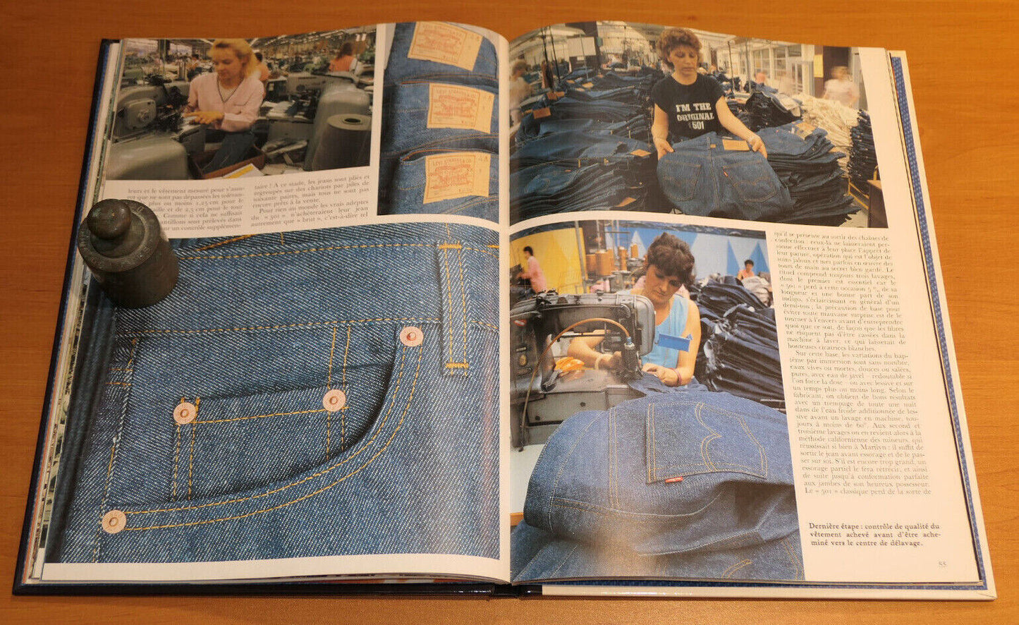 LE FABULEUX ROMAN DU JEAN LEVI'S STORY / HISTOIRE MODE PHOTOS LEVI STRAUSS 1990