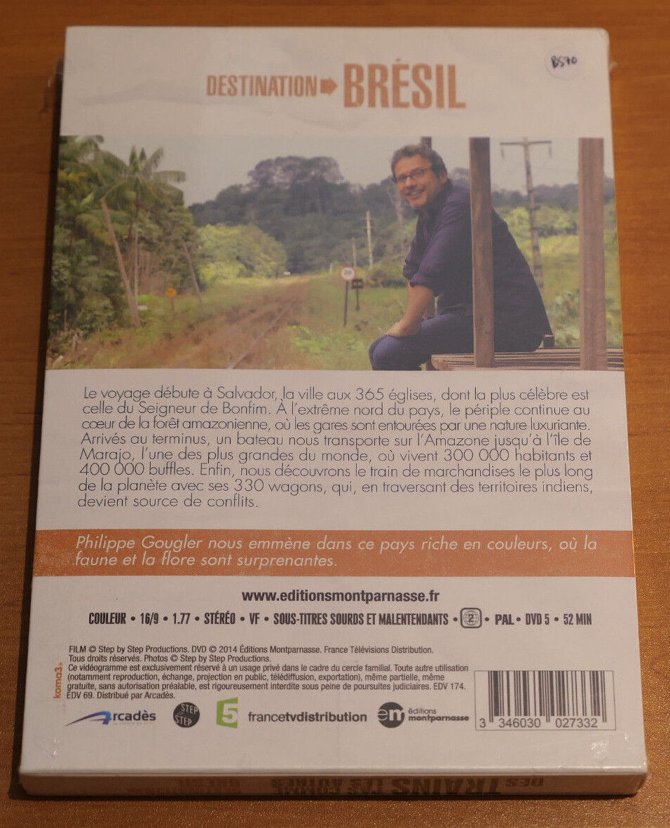 DVD DES TRAINS PAS COMME LES AUTRES / DESTINATION BRESIL / VOYAGE 2014