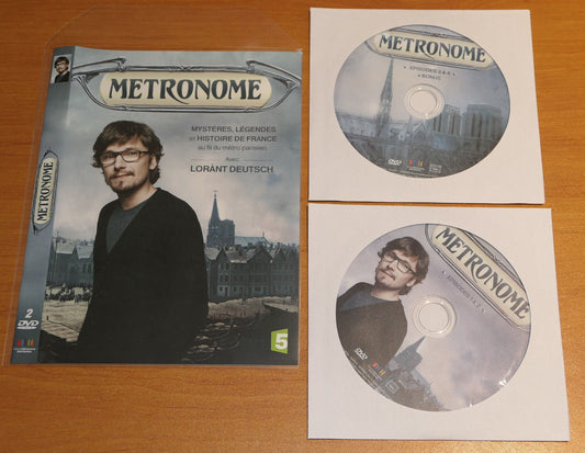 DOUBLE DVD METRONOME / LORANT DEUTSCH / MYSTERES LEGENDES ET HISTOIRE DE FRANCE