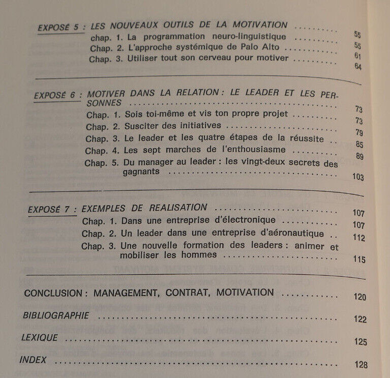 LA MOTIVATION ET SES NOUVEAUX OUTILS / ESF EDITEUR 1996 / FORMATION